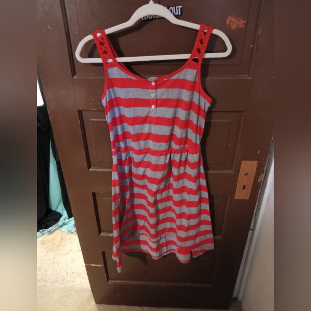 EUC No Boundaries Striped Summer Dress Jrs. M